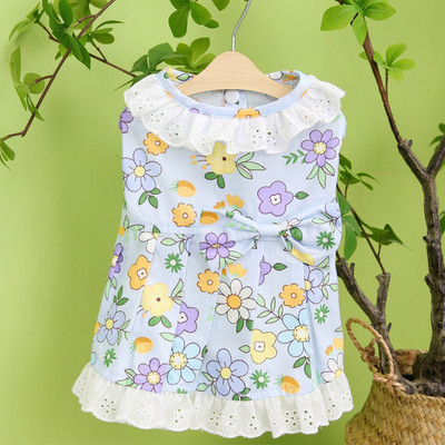 Hulgimüük lemmikloomakleit Kevadsuvi koerariided Lemmikkoera printsessi seelikud Lemmikloomakleit väikestele ja keskmistele koertele Seelik koerte pulmakleidid