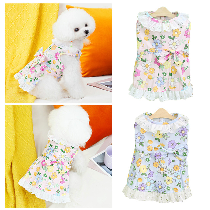 Hulgimüük lemmikloomakleit Kevadsuvi koerariided Lemmikkoera printsessi seelikud Lemmikloomakleit väikestele ja keskmistele koertele Seelik koerte pulmakleidid