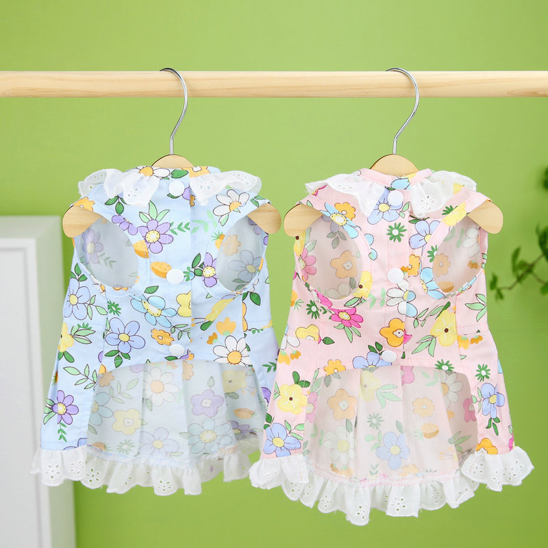 Hulgimüük lemmikloomakleit Kevadsuvi koerariided Lemmikkoera printsessi seelikud Lemmikloomakleit väikestele ja keskmistele koertele Seelik koerte pulmakleidid