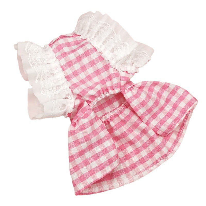 Pavasaris Vasara Plāni elpojoši suņu svārki Mežģīnes Šifons Jauki saldie kaķu svārki Mājdzīvnieku apģērbi Mājdzīvnieku piederumi Mājdzīvnieku piederumi Mājdzīvnieku izstrādājumi