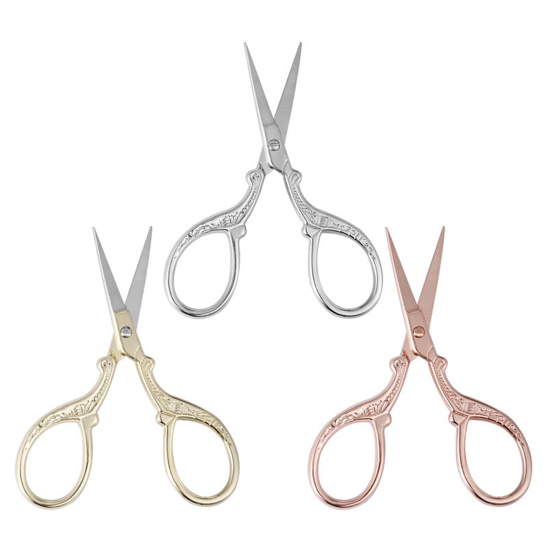 Retro šijacie nožnice na vyšívanie z nehrdzavejúcej ocele, domáce vyšívacie nite, remeselné nástroje, orezávanie, krajčírske nožnice