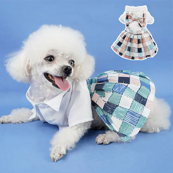 Σκύλος Φόρεμα Pet Princess Dress Preppy Κοντή Φούστα Κουτάβι για Μικρό και Μεσαίο κουτάβι (Μικρό) ???? Ropa Para Perro Peque?o