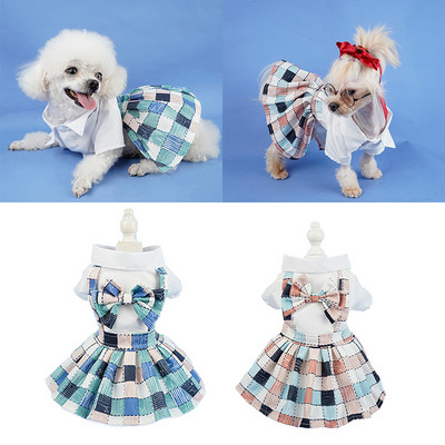 Рокля за кучета Pet Princess Dress Preppy Short Skirt Puppy for Small and Medium Puppy (Small) ???? Ropa Para Perro Peque?o