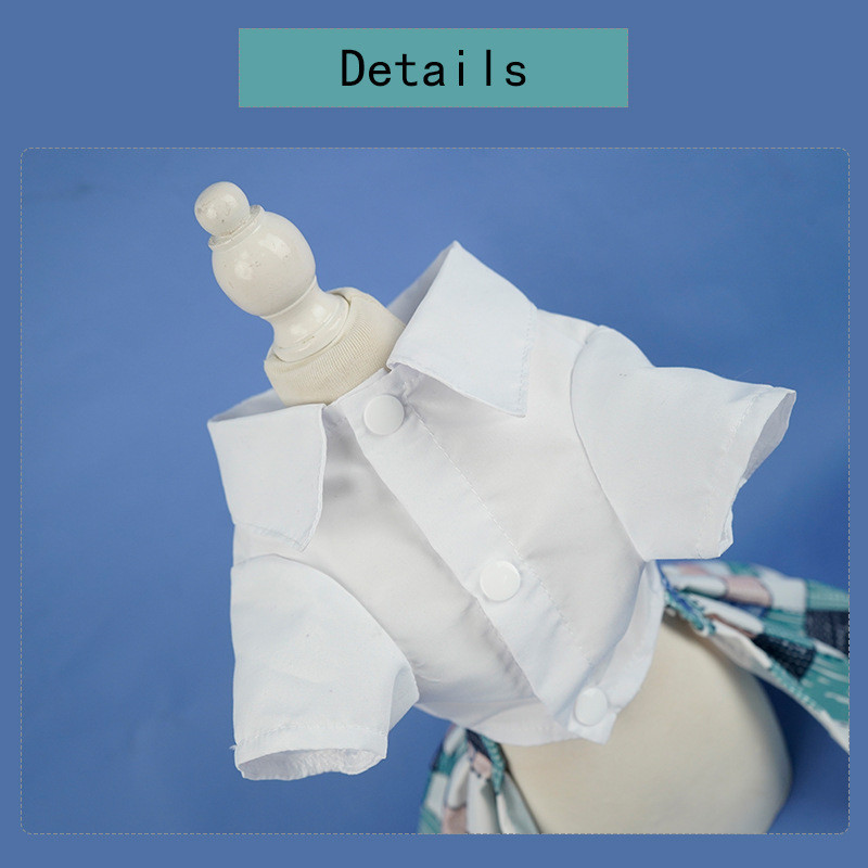 Koerakleit Lemmikprintsessi kleit Preppy lühikese seelikuga kutsikas väikesele ja keskmisele kutsikale (väike)???? Ropa Para Perro Peque?o