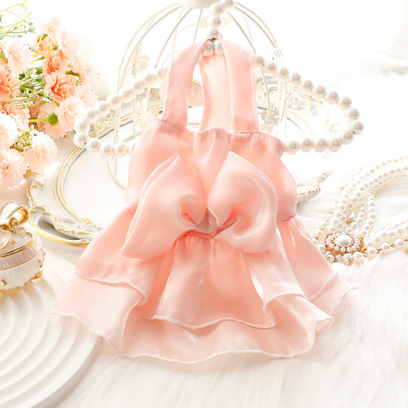 Haine de vară pentru animale de companie, pisică, rochie pentru câine, fustă, cățeluș Yorkshire, pomeranian, shih tzu, caniche maltez, îmbrăcăminte, costum pentru animale de companie ieftină