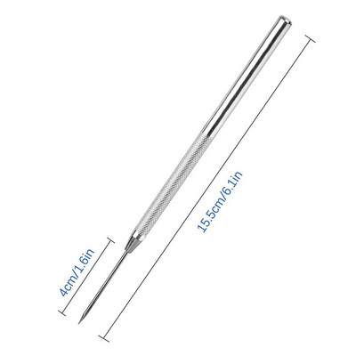 DIY küünalde valmistamise stantsimistööriist ümmarguse auguga koonuse heegeldatud käsitsi puur silikoonvormi jaoks Praktiline vidina stantsimise küünla abitööriist