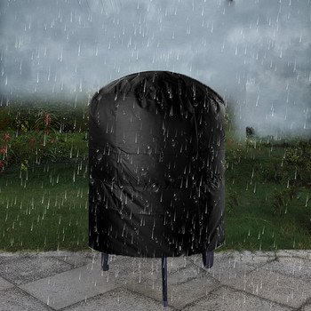Αντισκόνη Αδιάβροχο 77x58cm/80x66x100cm Κάλυμμα ψησταριάς Στρογγυλό κάλυμμα ψησταριάς μπάρμπεκιου Προστατευτικό κάλυμμα μπάρμπεκιου για κάμπινγκ για βροχή