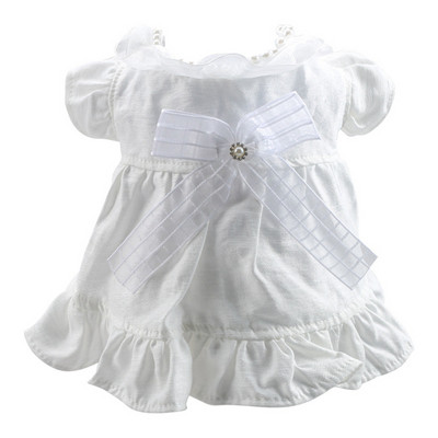 Kucēnu mājdzīvnieku suņu apģērbi Vasaras balto pērļu kleita suņiem Sweetly Princess kleita Teddy Chihuahua ballīte dzimšanas dienas dekors mājdzīvnieku kostīms