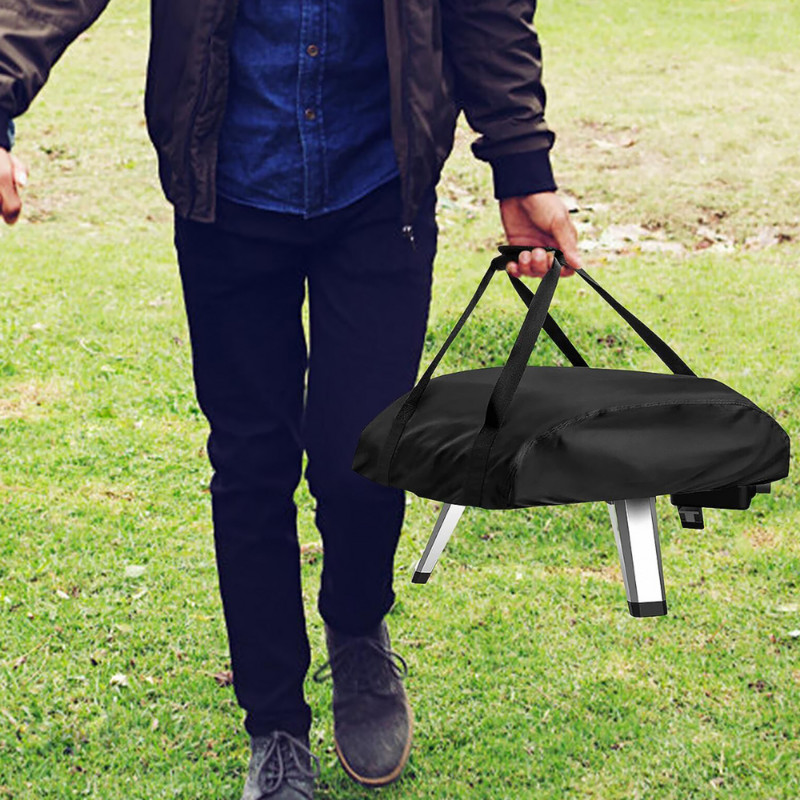 Putekļu necaurlaidīgs picas cepeškrāsns vāks priekš Ooni Koda 12 16 pārnēsājams 420D Oxford audums, ūdensnecaurlaidīgs picas krāsns piknika grila piederumi