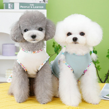 Χαριτωμένο φλοράλ φόρεμα σκύλου Φούστα γάτας κουτάβι Μικρό σκύλο Στολή ένδυσης Yorkies Maltese Shih Tzu Pomeranian Poodle Bichon Ρούχα για κατοικίδια