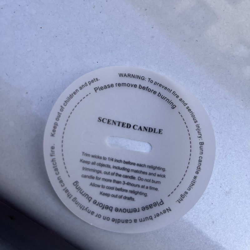 10 vnt. „Pasidaryk pats“ rankiniai kvepalų žvakių lipdukai Etiketės puodelio lipdukas permatomas žvakė apvalus sieros rūgšties popierinis dulkėms atsparus lipdukas