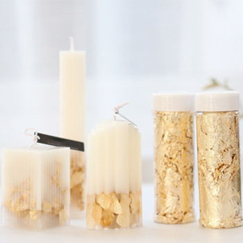 Златно фолио на свещта 2g Восъчно фолио Ръчно изработени свещи Ароматизирани свещи Направи си сам материали Мус фолио Консумативи за направа на свещи