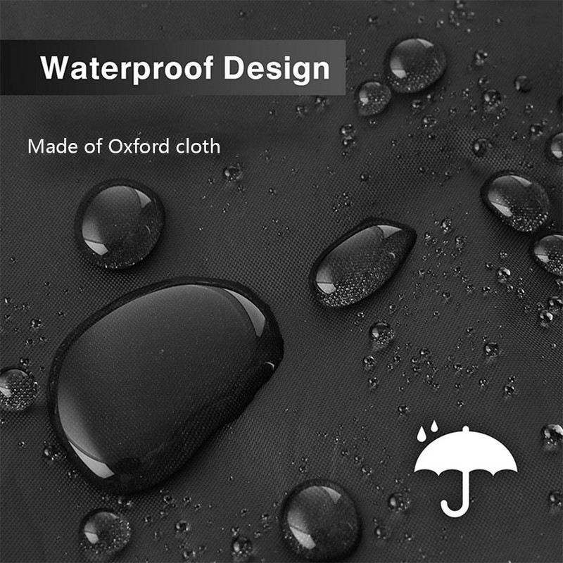 Husă de protecție rotundăCapac pentru grătar de grădină în aer liber Curte cuptor Capac de praf rezistent la apă Grădină Terasă Pânză Oxford