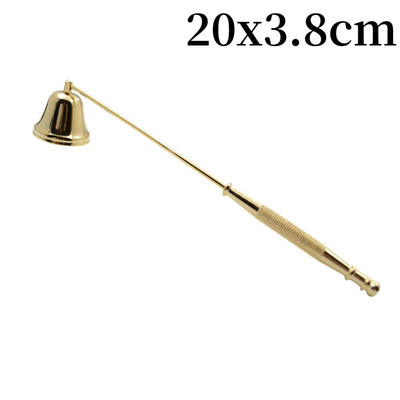 Negru/auriu/argintiu/aur trandafir Lumânare cu clopoțel Stingător lumânare Accesorii pentru umbră de stingere a lumânării DIY cadou pentru stingerea lumânării