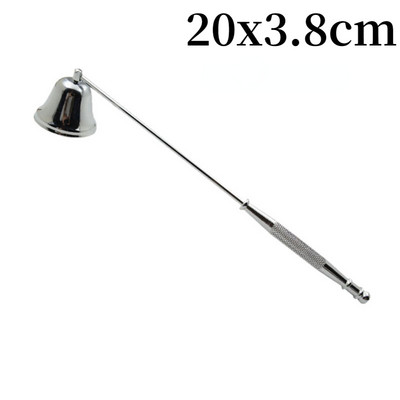 Negru/auriu/argintiu/aur trandafir Lumânare cu clopoțel Stingător lumânare Accesorii pentru umbră de stingere a lumânării DIY cadou pentru stingerea lumânării