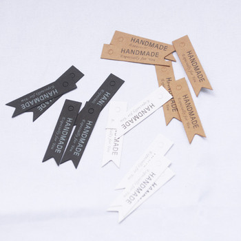 10/20/50 PCS Декоративен етикет за свещи Ръчно изработен стикер с надписи Комплект за правене на свещи Етикети за дрехи за подарък от бонбони Изискан етикет за подарък