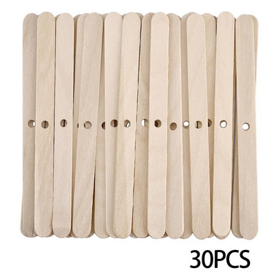 Fa viasz magtartó gyertyákhoz Aromaterápiás gyertyakészítő eszköz Gyertyakészítő kellékek Kanóc központosító eszköz 5/10/20/30db