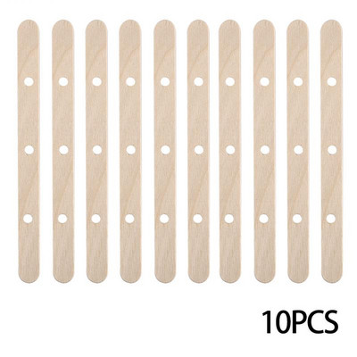 Fa viasz magtartó gyertyákhoz Aromaterápiás gyertyakészítő eszköz Gyertyakészítő kellékek Kanóc központosító eszköz 5/10/20/30db