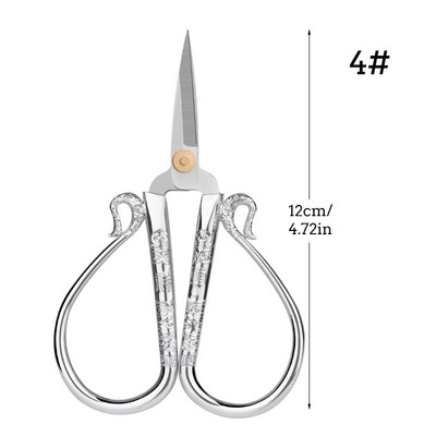 SHWAKK Vintage Retro Tailor Scissor Sewing Ebroidery Craft CrossStitch European Style Scissors for Fabric DIY Home Tools