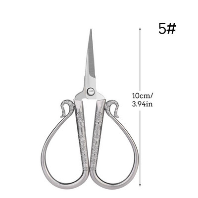 SHWAKK Vintage Retro Tailor Scissor Sewing Ebroidery Craft CrossStitch European Style Scissors for Fabric DIY Home Tools