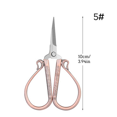 SHWAKK Vintage Retro Tailor Scissor Sewing Ebroidery Craft CrossStitch European Style Scissors for Fabric DIY Home Tools