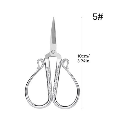 SHWAKK Vintage Retro Tailor Scissor Sewing Ebroidery Craft CrossStitch European Style Scissors for Fabric DIY Home Tools