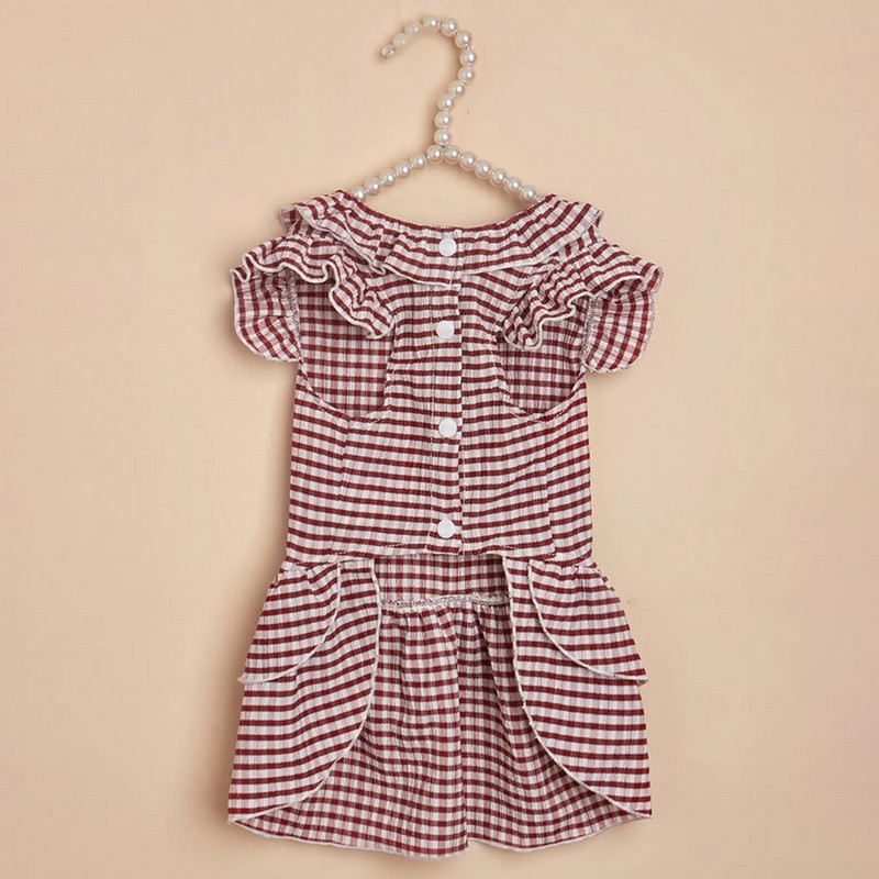 Fusta eleganta pentru caine Adorabila elasticitate ridicata Textura moale Costum mic Bulldog francez Fusta moale draguta