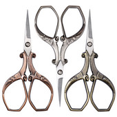 SHWAKK din oțel inoxidabil, vintage, retro, foarfece de croitorie, cusut, broderie, artizanat, foarfece cu punct încrucișat, pentru țesături, instrumente pentru casă DIY