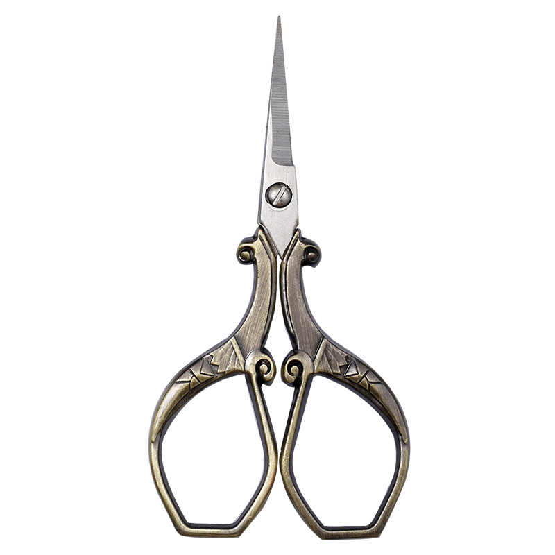 SHWAKK din oțel inoxidabil, vintage, retro, foarfece de croitorie, cusut, broderie, artizanat, foarfece cu punct încrucișat, pentru țesături, instrumente pentru casă DIY