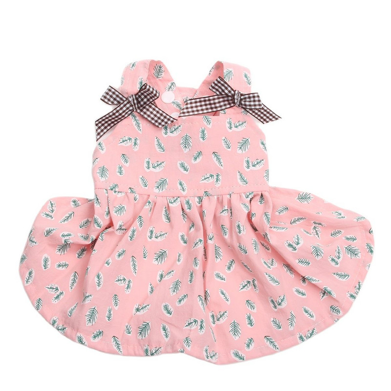 Princesės šunų katės suknelė su gėlėmis ir lankeliais naminių gyvūnėlių šuniukų sijonas, pavasario/vasaros drabužiai