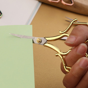 SHWAKK Tailor Sewing Scissors European Vintage Scissors Thread Ebroidery Needlework Scissors DIY Tools for Fabric