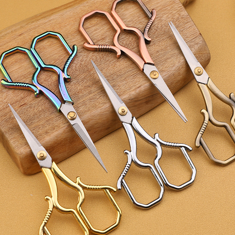 SHWAKK Croitor Foarfece de cusut European Vintage Foarfece Broderie Ață Cusut Foarfece DIY Instrumente pentru țesături