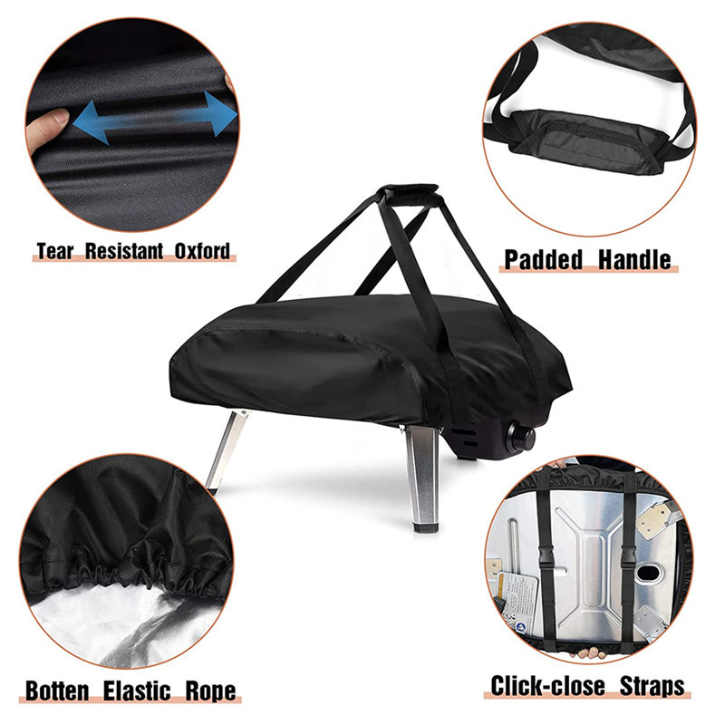 Pitsaahju kate Ooni Koda jaoks 12 16 Kaasaskantav 420D Oxford Kangas Veekindel Pizzaahju Tolmukindlad Kaaned BBQ tarvikud