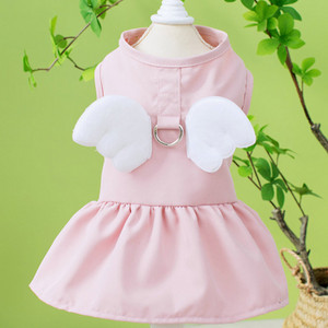 Rochie dulce cu nasturi Rochie cu bretele pentru câini Haine pentru animale de companie Vestă fără mâneci de vară Rochie cămașă pentru câini pentru câini de talie mică Fusta Yorkie