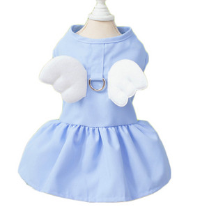 Rochie dulce cu nasturi Rochie cu bretele pentru câini Haine pentru animale de companie Vestă fără mâneci de vară Rochie cămașă pentru câini pentru câini de talie mică Fusta Yorkie