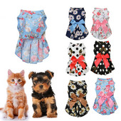 2023. aasta kutsikate kevadriided väikestele koertele Lilleprintsessi koerte uhke kleit Lilleline varrukateta suvekleit Chihuahua Bichonile