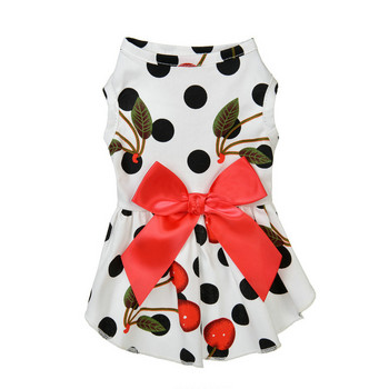2023 Puppy Ανοιξιάτικα Ρούχα για Μικρά Σκυλιά Flower Princess Dog Fancy φόρεμα Floral αμάνικο καλοκαιρινό φόρεμα για Chihuahua Bichon