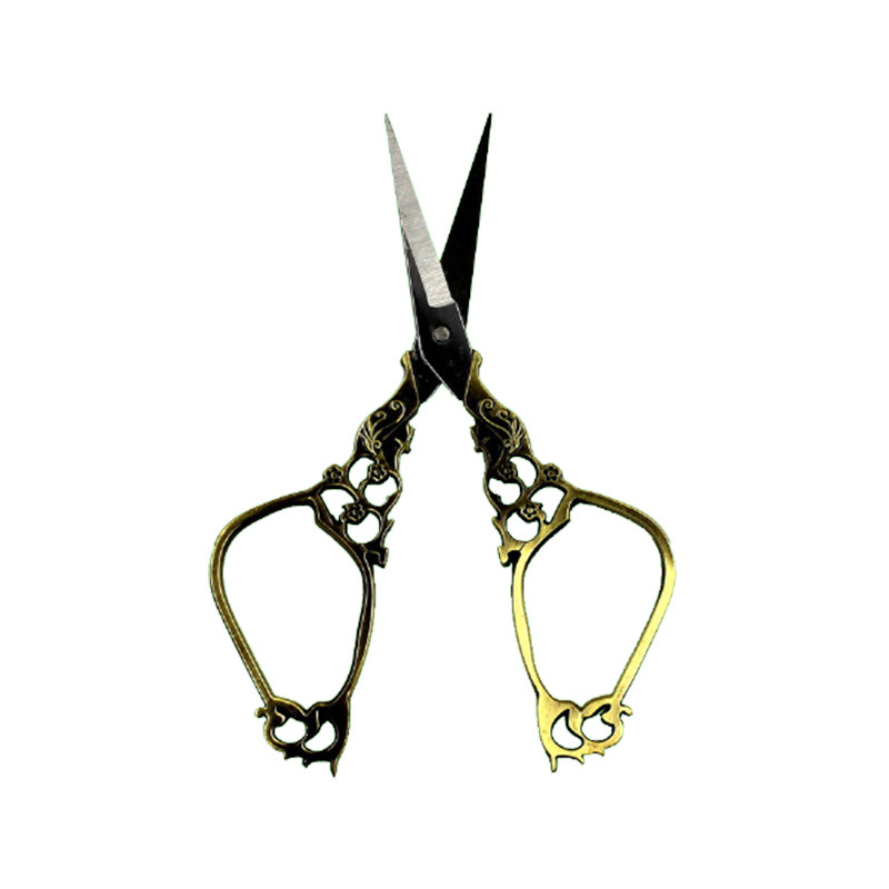 1 buc foarfece retro din oțel inoxidabil de uz casnic cu capătul firului mașini de tuns pentru cusut tunderea tundelor instrumente de broderie accesorii