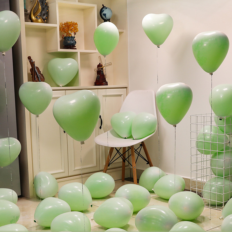 10/20 gab. 12 collu sarkani makaroni sirds formas lateksa balons dzimšanas dienas ballīšu rotājumi kāzu dekorācijas bērniem dušas globusi