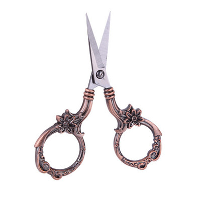 Foarfece de croitori retro cu punct de cruce Foarfece de epocă antice cu ață de broderie Foarfece de cusut pentru cusut artizanal de uz casnic
