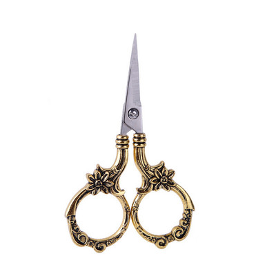 Foarfece de croitori retro cu punct de cruce Foarfece de epocă antice cu ață de broderie Foarfece de cusut pentru cusut artizanal de uz casnic