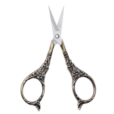 Foarfece de croitori retro cu punct de cruce Foarfece de epocă antice cu ață de broderie Foarfece de cusut pentru cusut artizanal de uz casnic
