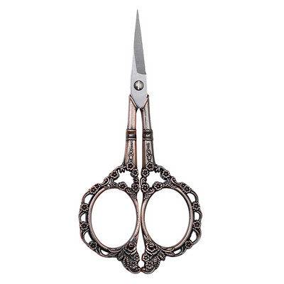 Foarfece de croitori retro cu punct de cruce Foarfece de epocă antice cu ață de broderie Foarfece de cusut pentru cusut artizanal de uz casnic