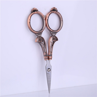 Foarfece de croitori retro cu punct de cruce Foarfece de epocă antice cu ață de broderie Foarfece de cusut pentru cusut artizanal de uz casnic
