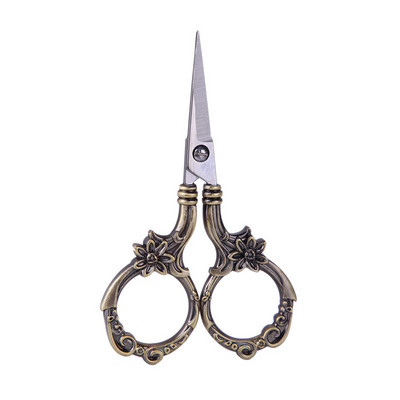 Foarfece de croitori retro cu punct de cruce Foarfece de epocă antice cu ață de broderie Foarfece de cusut pentru cusut artizanal de uz casnic
