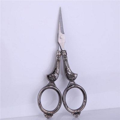 Foarfece de croitori retro cu punct de cruce Foarfece de epocă antice cu ață de broderie Foarfece de cusut pentru cusut artizanal de uz casnic