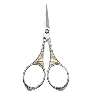 Foarfece de croitori retro cu punct de cruce Foarfece de epocă antice cu ață de broderie Foarfece de cusut pentru cusut artizanal de uz casnic