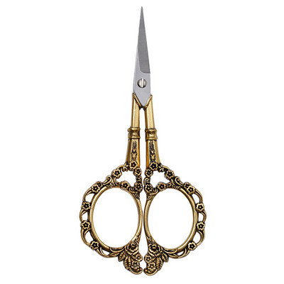 Foarfece de croitori retro cu punct de cruce Foarfece de epocă antice cu ață de broderie Foarfece de cusut pentru cusut artizanal de uz casnic