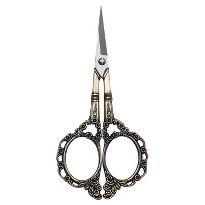 Foarfece de croitori retro cu punct de cruce Foarfece de epocă antice cu ață de broderie Foarfece de cusut pentru cusut artizanal de uz casnic