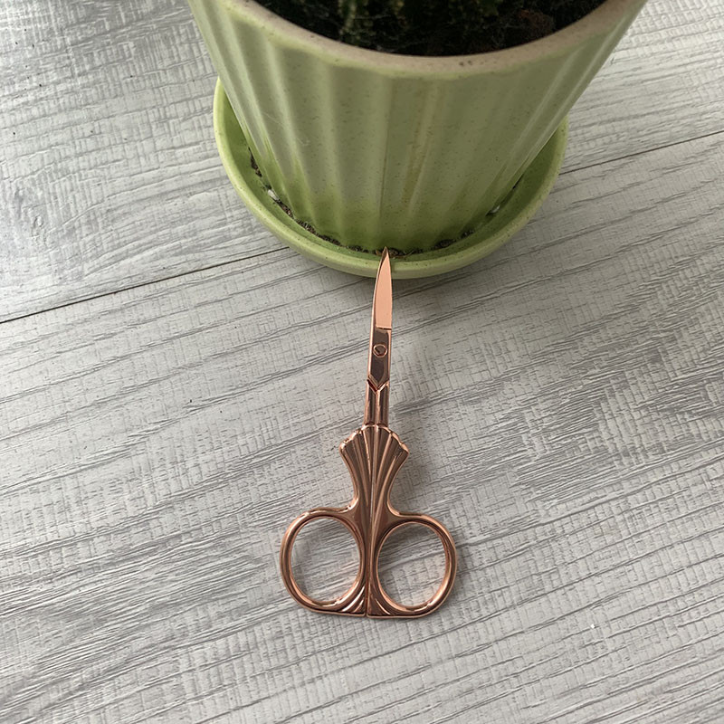 1 buc. Mini foarfece vintage de 10 cm, foarte mici, din oțel inoxidabil, pentru broderie, pentru tăierea mustaților, foarfece portabile pentru bărbați, barba